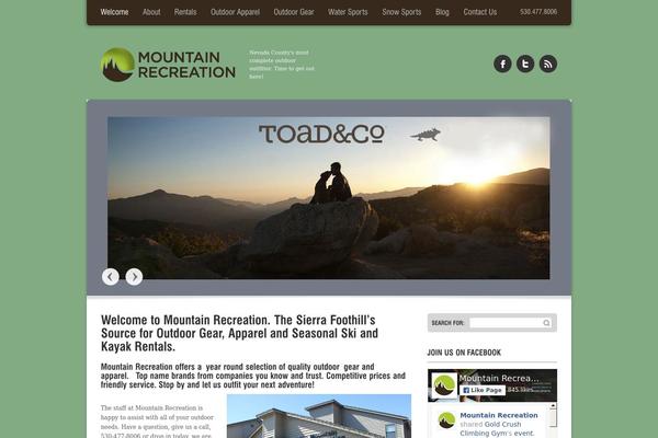 Arctica theme site design template sample