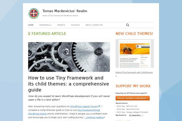 Site using Tada plugin