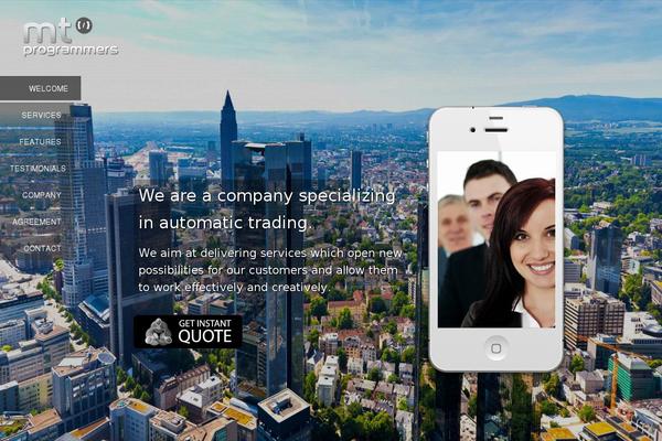 UT Srtange theme site design template sample