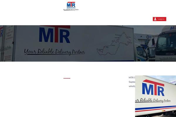 Mtr theme site design template sample