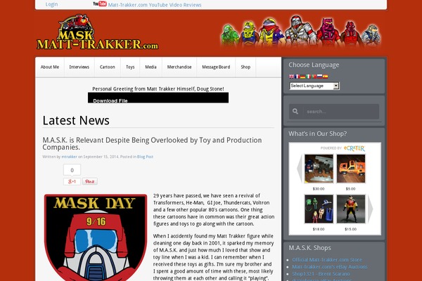 mtrakker.com site used Yoo_sphere_wp3