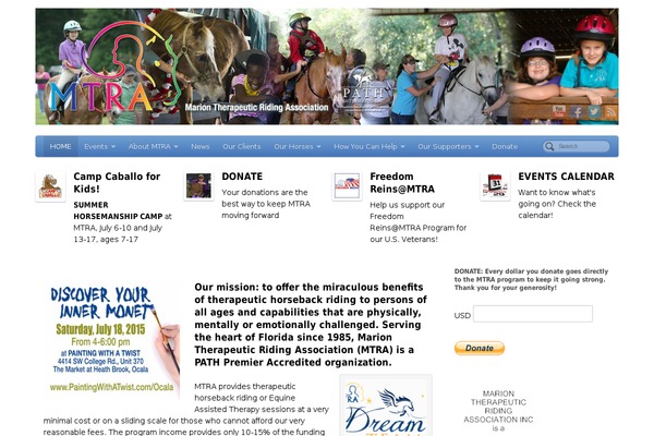 Site using Donations Widget plugin