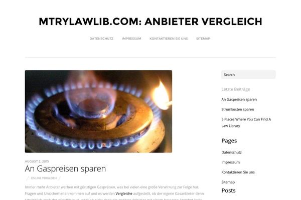 Themify Base theme site design template sample