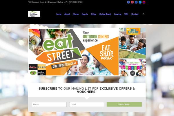 Mall theme site design template sample