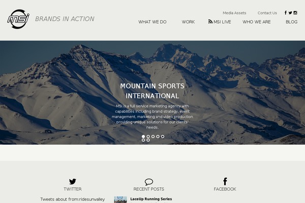 Msi theme site design template sample
