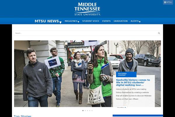 News theme site design template sample