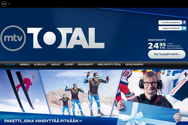 mtv3total.fi site used Adamantium