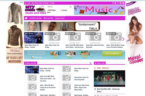 mtvmuzik.com site used Mtv