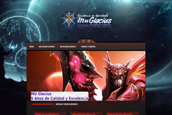 Orizon theme site design template sample