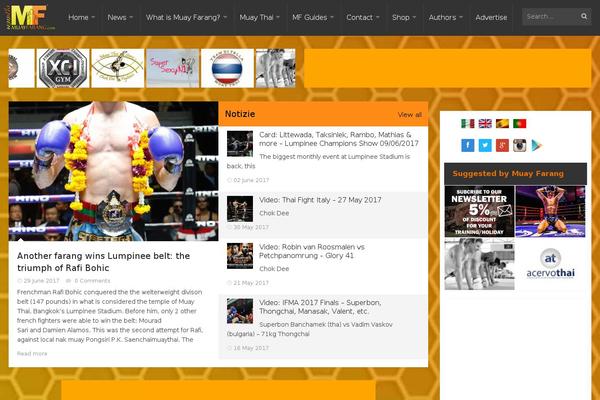 iMagPress theme site design template sample
