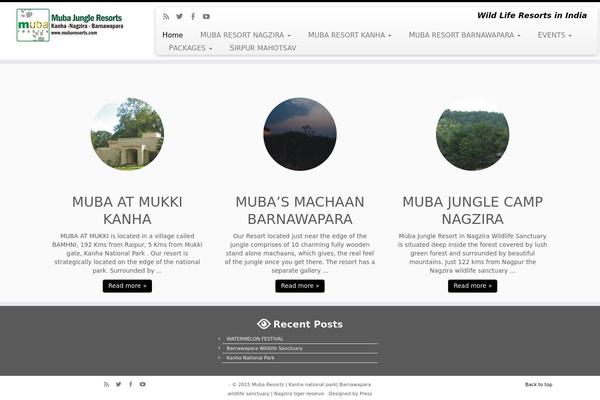 Customizr theme site design template sample