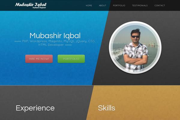 Site using TLP Portfolio plugin