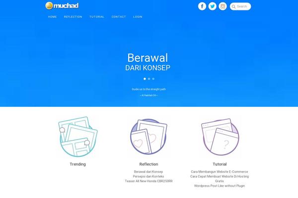 Medio theme site design template sample