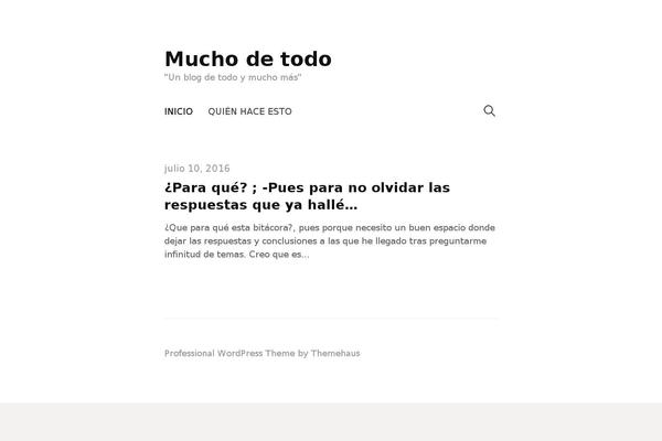 Write theme site design template sample