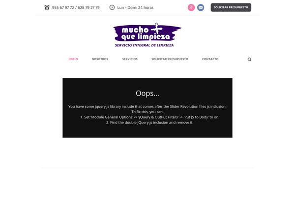 muchomasquelimpieza.es site used Cleaning-services