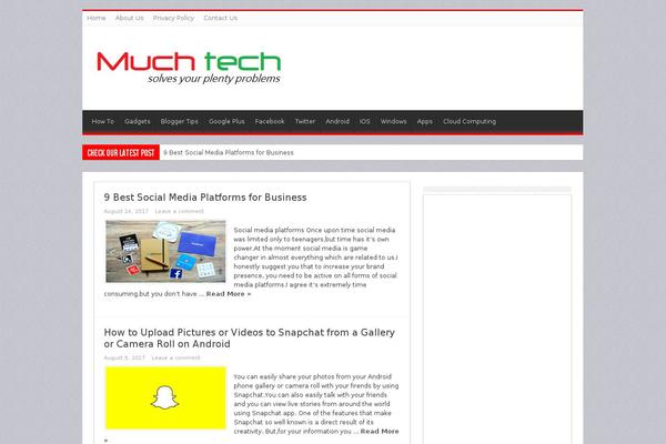 muchtech.org site used BlogArise