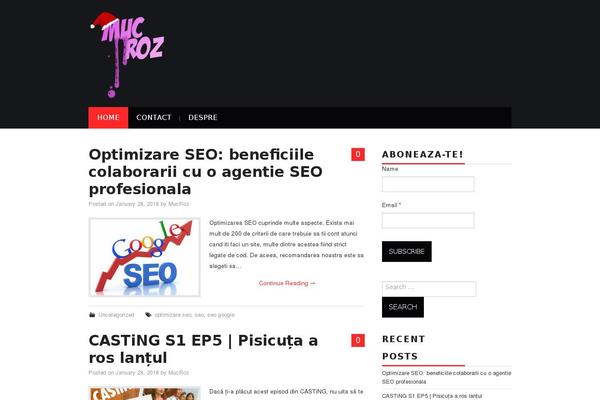 Hiero theme site design template sample