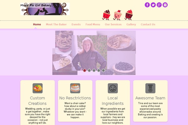 Dine & Drink theme site design template sample