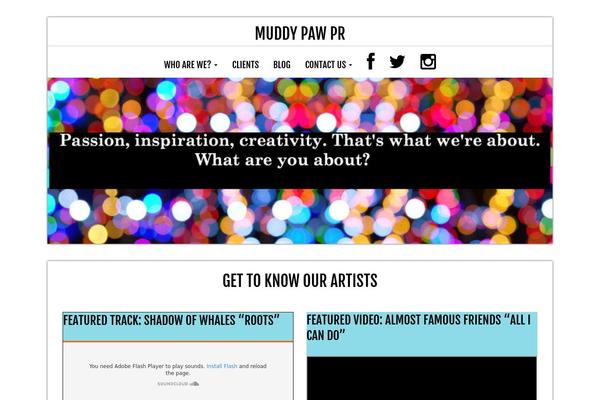 Site using Social Media Widget by Acurax plugin