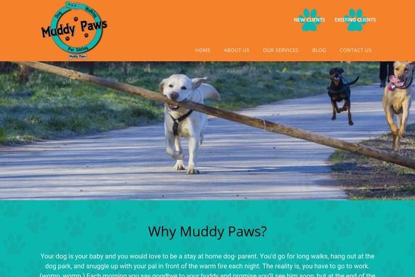 Parallax Pro theme site design template sample