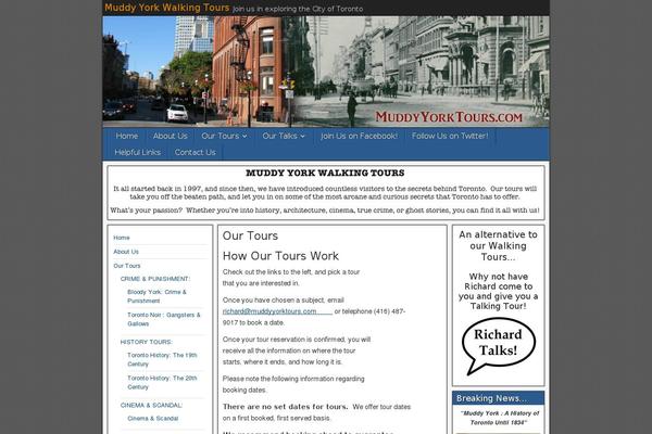 Frontier theme site design template sample