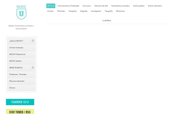 Spaces theme site design template sample