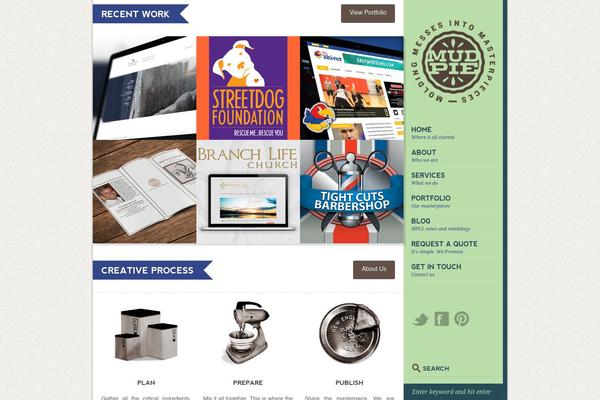 Atom theme site design template sample