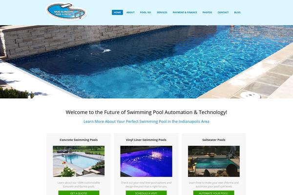 Adamos theme site design template sample