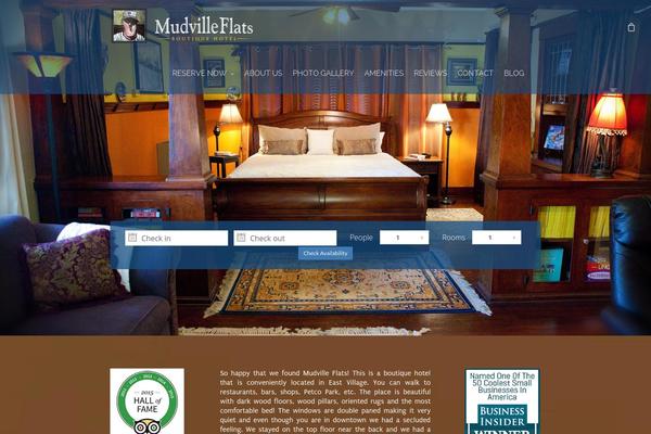 Hotellpress theme site design template sample