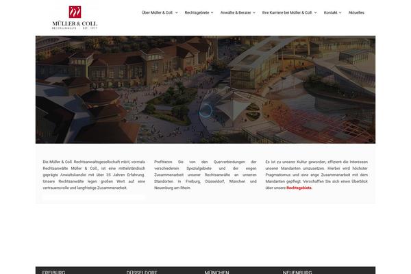 Strata theme site design template sample