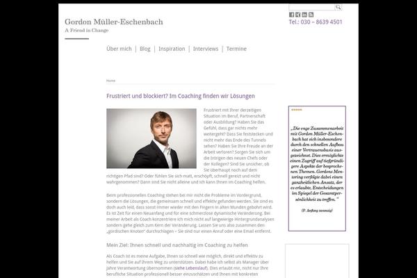 Brunelleschi theme site design template sample