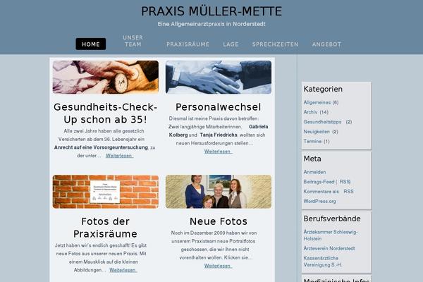 Flat theme site design template sample