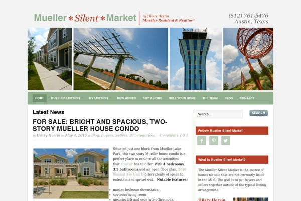 Estate theme site design template sample