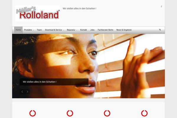 evolve theme site design template sample
