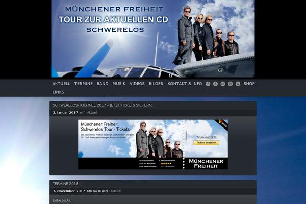 Soundcheck theme site design template sample