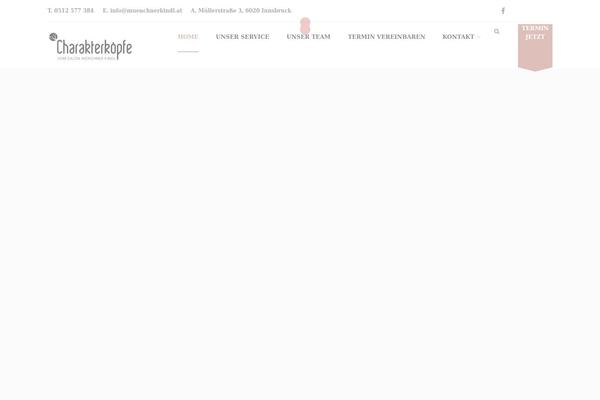 Hairsalon theme site design template sample