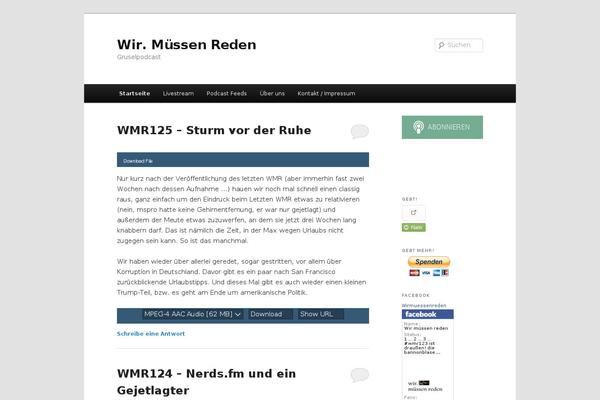 Site using Podlove Web Player plugin
