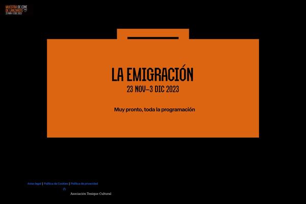 muestradecinedelanzarote.com site used Muestra2023