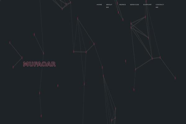 mufaqar.com site used Mufakar-theme
