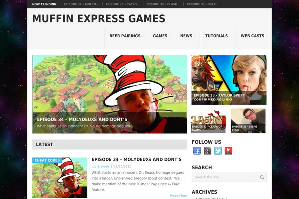 Site using Facebook plugin