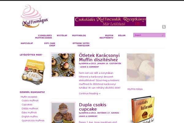 muffinmagus.hu site used Taste