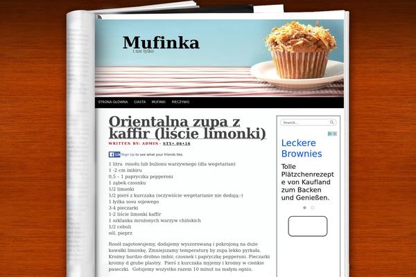 Fresh Ink Magazine theme site design template sample