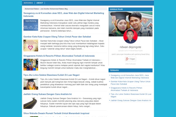 Site using Advanced Post Pagination plugin