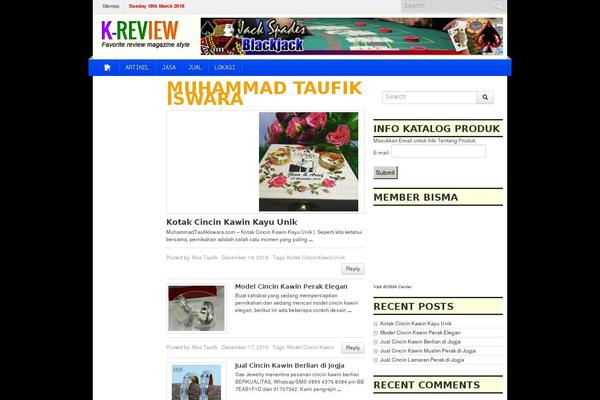 muhammadtaufikiswara.com site used Kreview