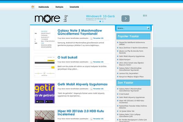 Nublu theme site design template sample