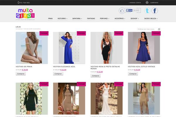 Pieces theme site design template sample
