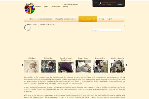 Mazine theme site design template sample