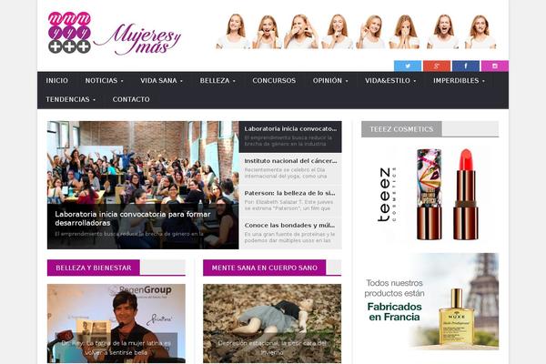 NovoMag theme site design template sample