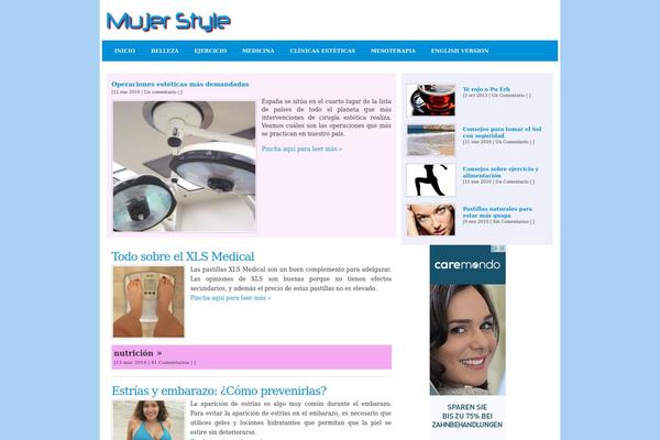 Asap theme site design template sample