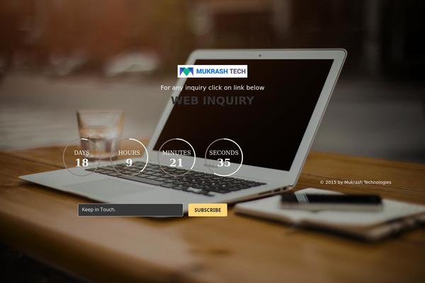 Site using Aitasi-coming-soon plugin